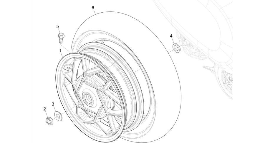 Rear wheel