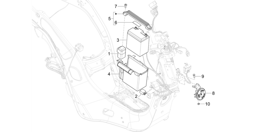 Remote control switches - Battery - Horn