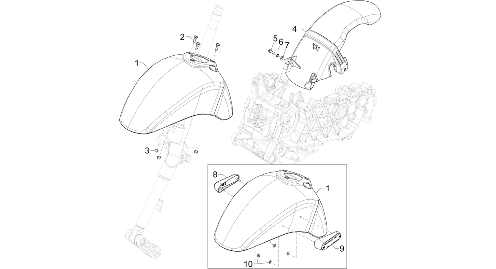 Wheel huosing - Mudguard