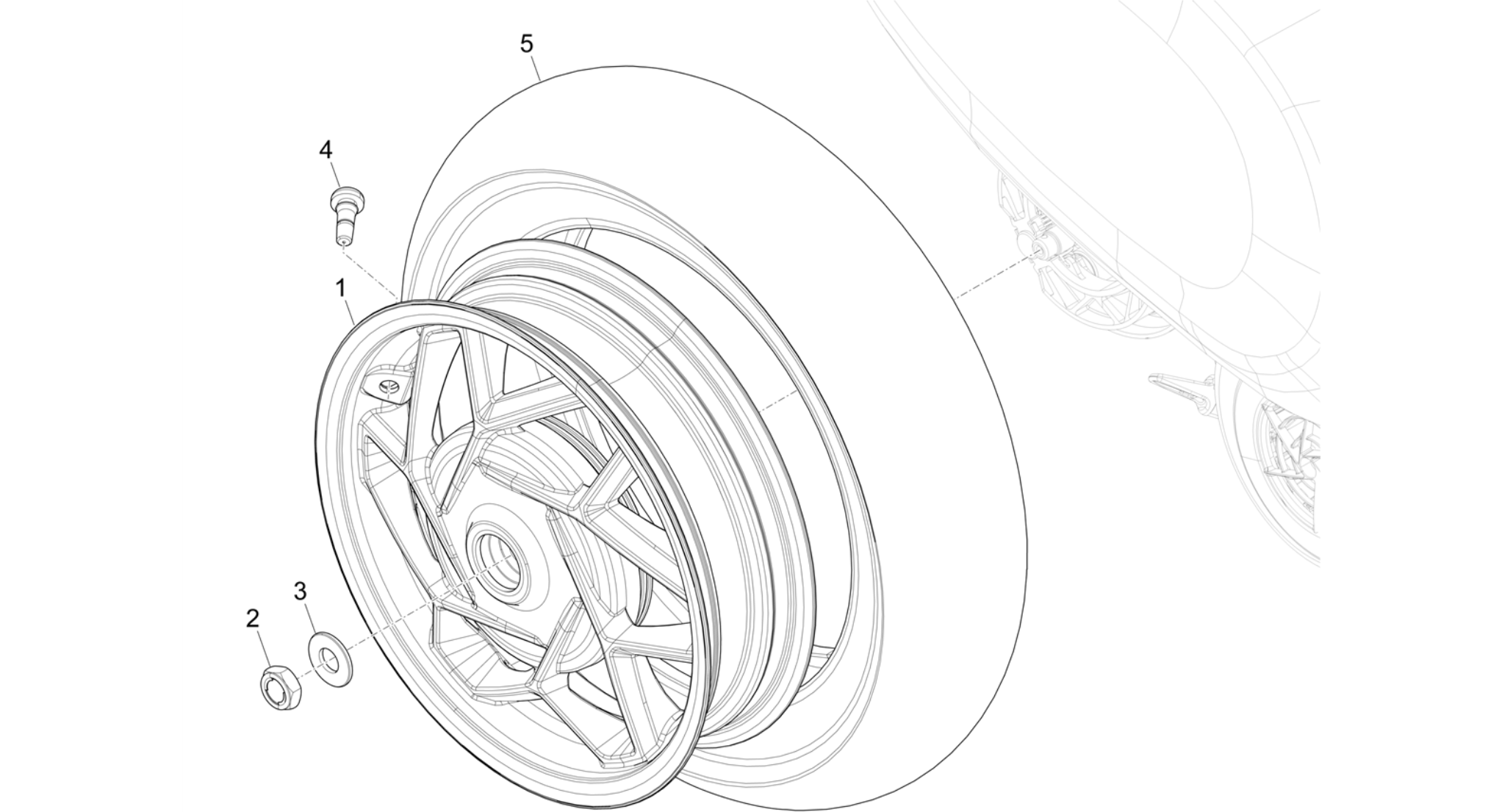 Rear wheel