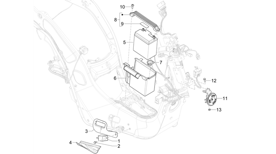 Remote control switches - Battery - Horn