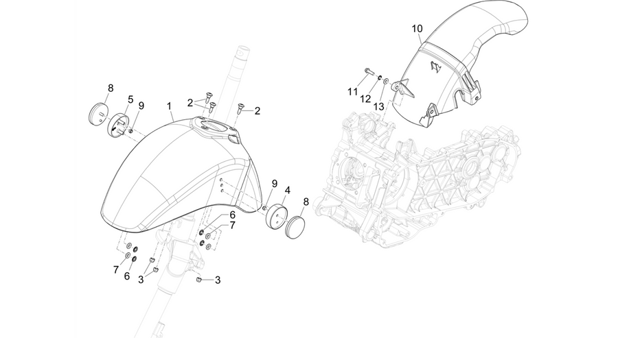 Wheel huosing - Mudguard