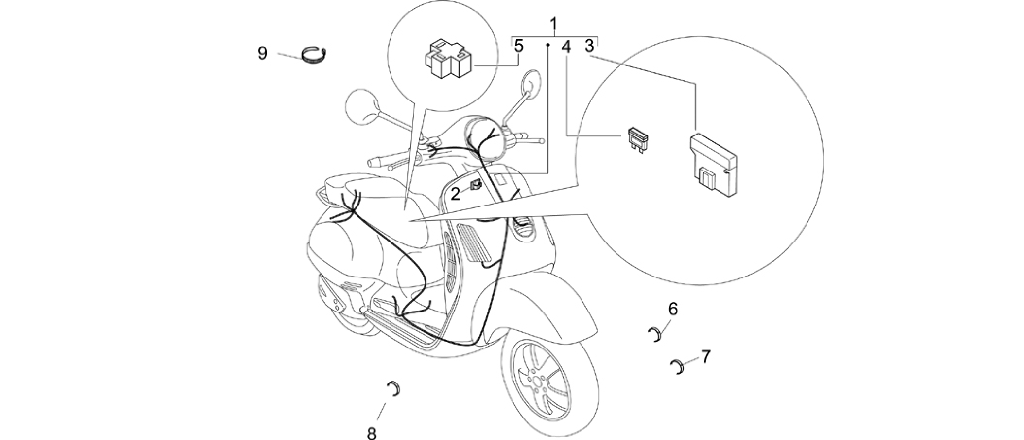 Main cable harness