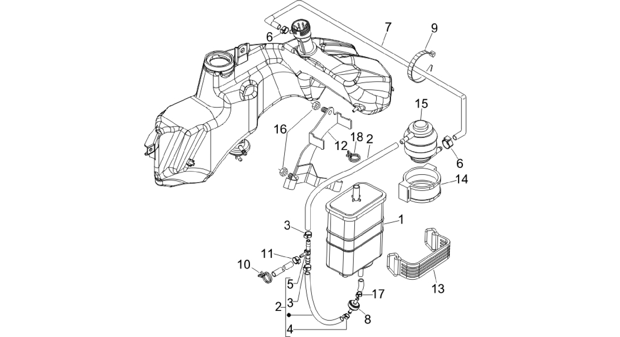 Anti-percolation system
