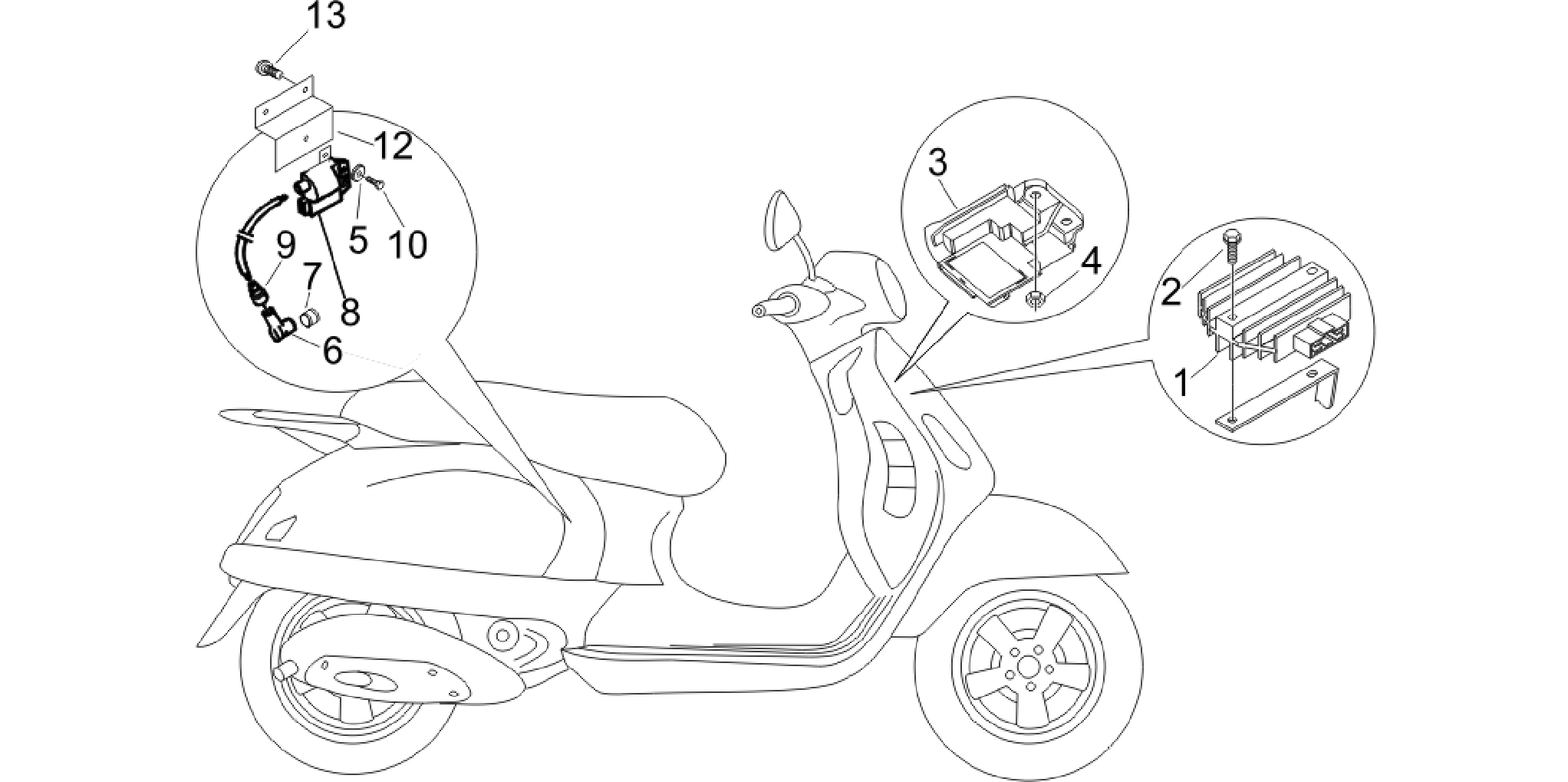 Voltage Regulators - Electronic Control Units (ecu) - H.T. Coil