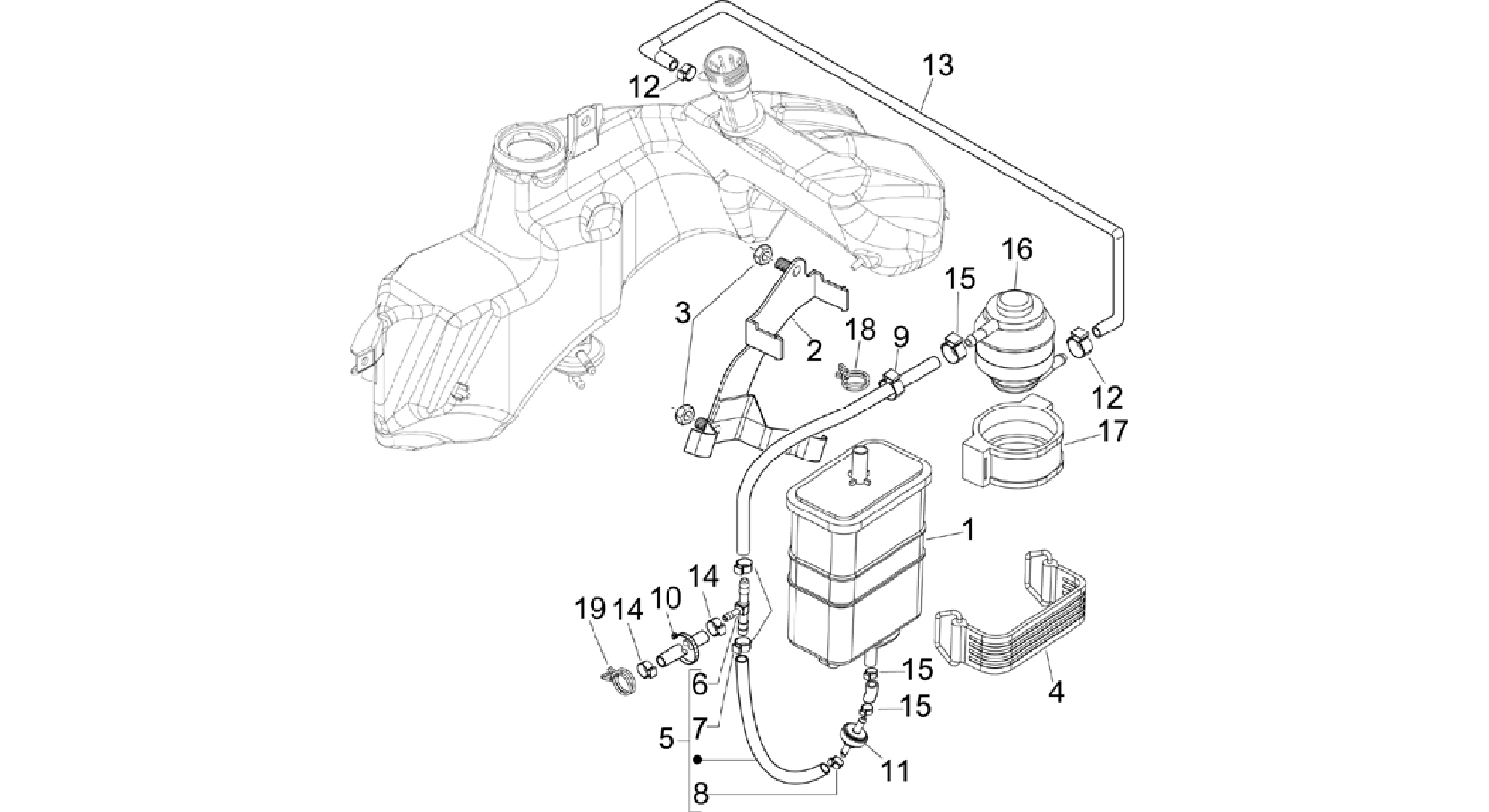 Anti-percolation system