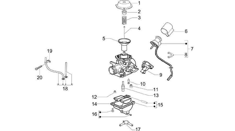 Carburetor's components