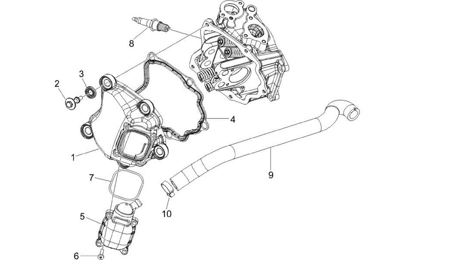 Cylinder head cover
