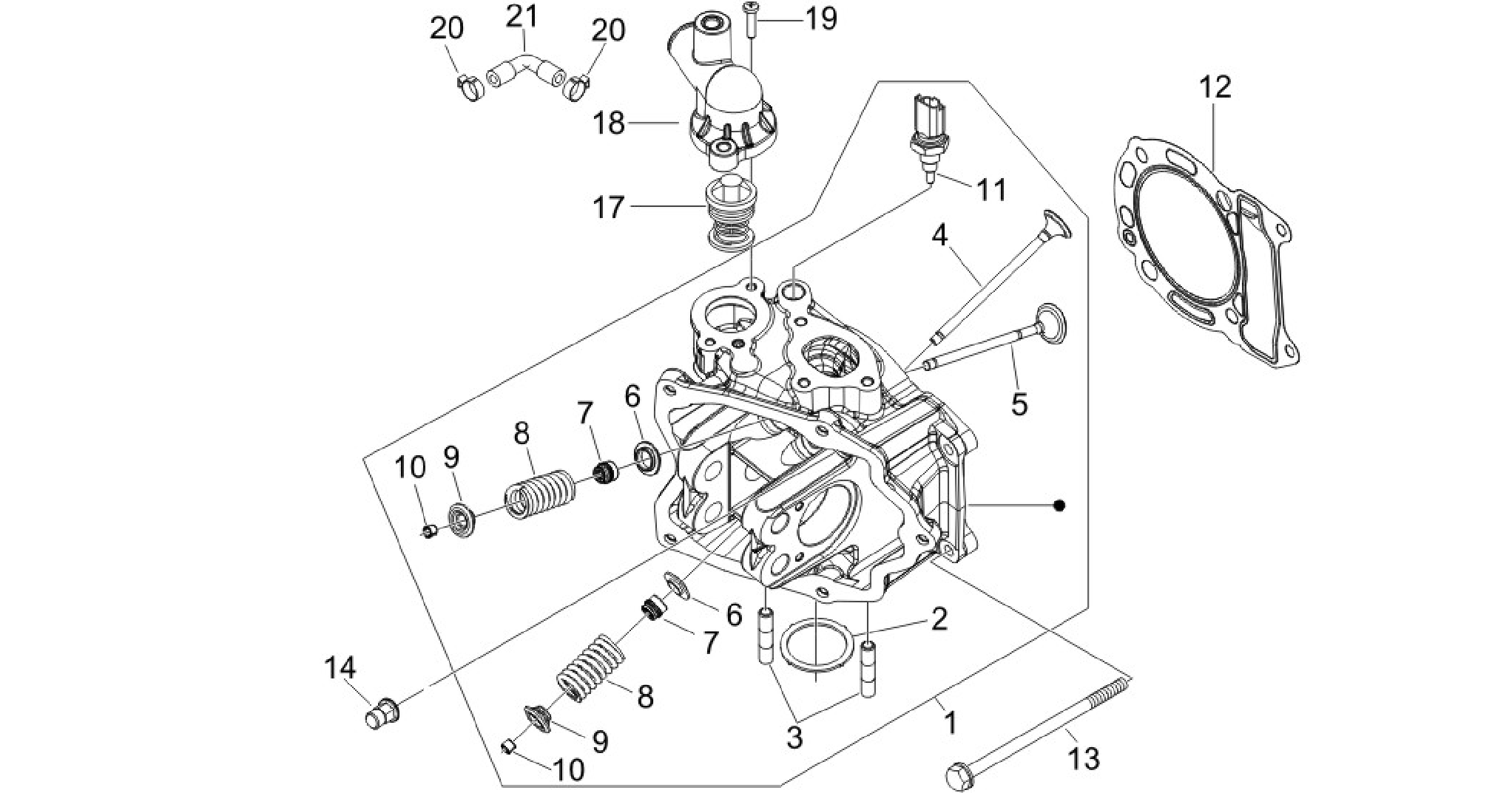 Head unit - Valve