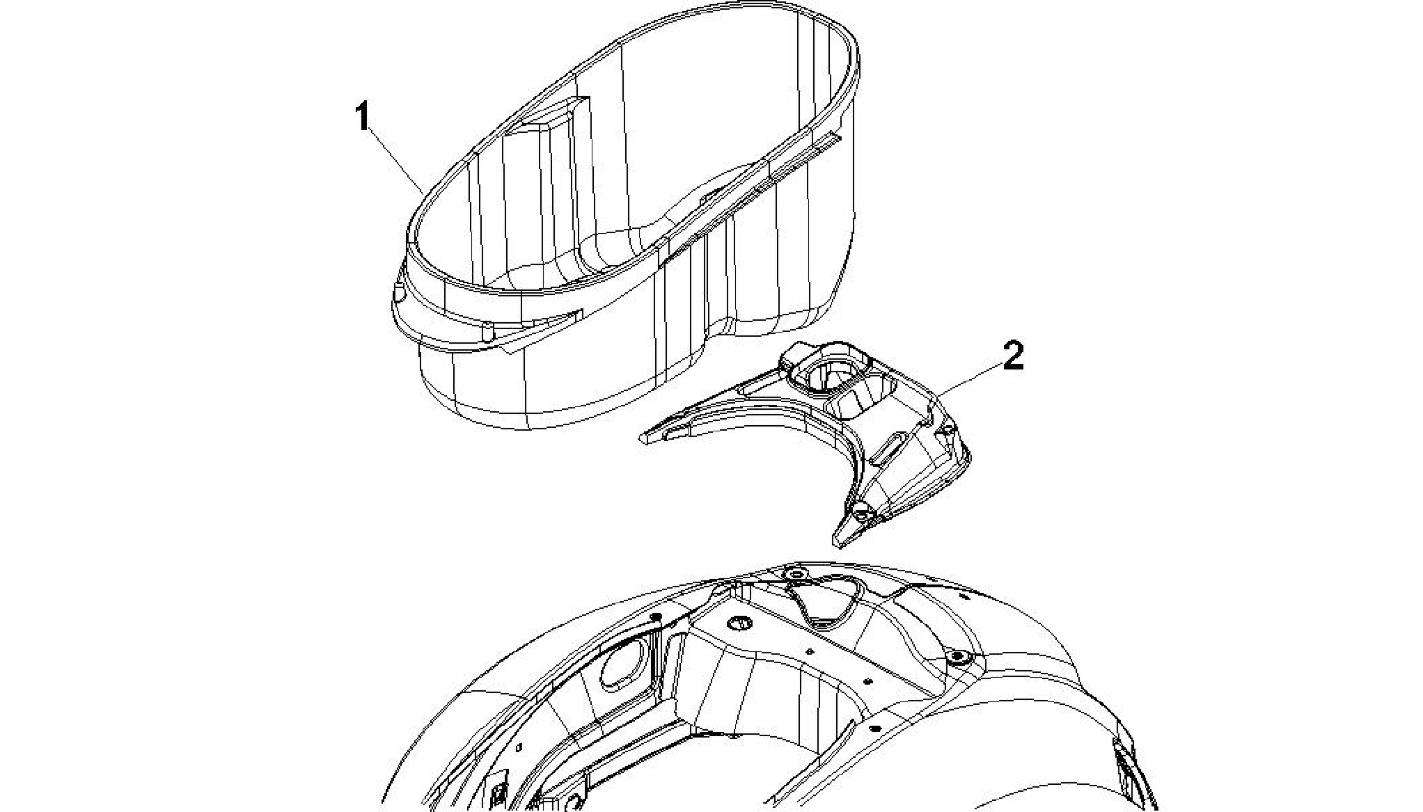 Helmet huosing - Undersaddle