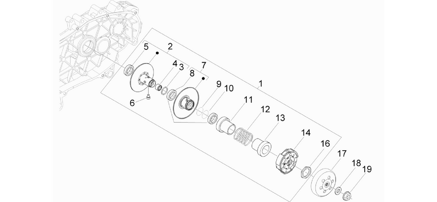 Driven pulley
