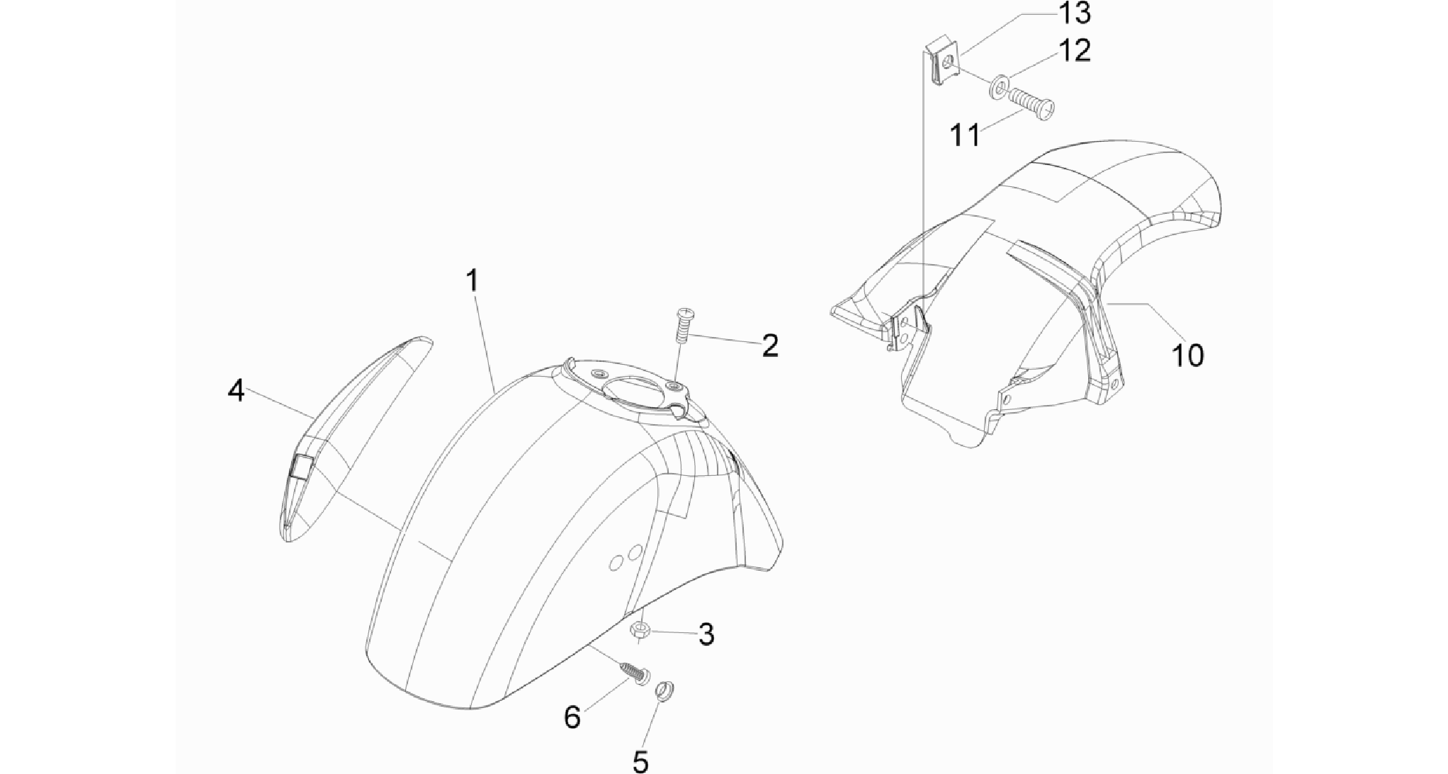 Wheel huosing - Mudguard