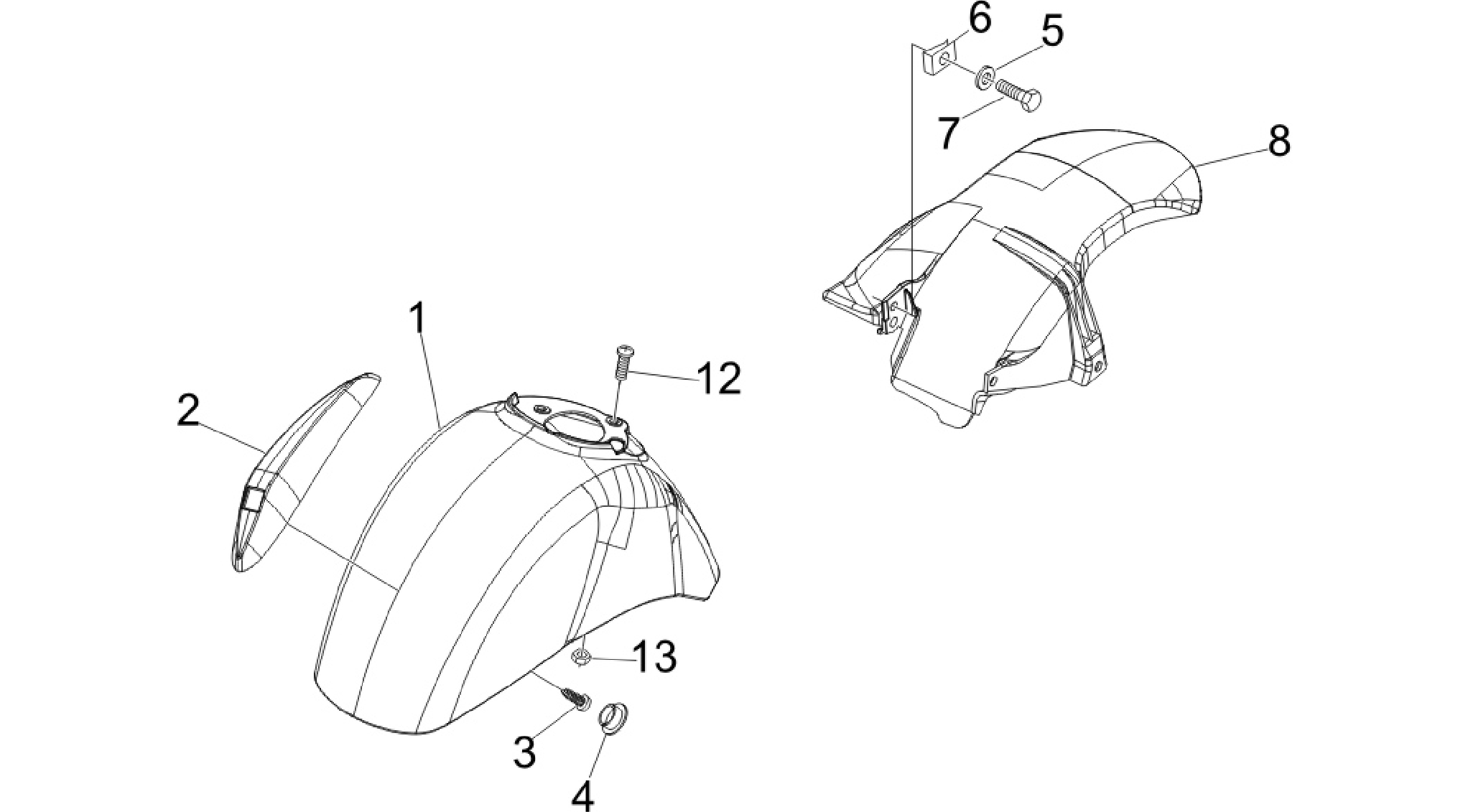 Wheel huosing - Mudguard