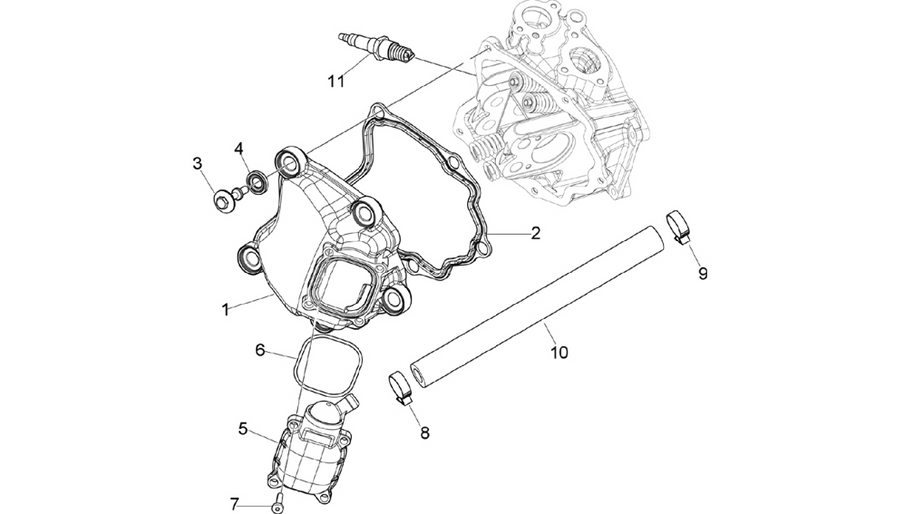 Cylinder head cover