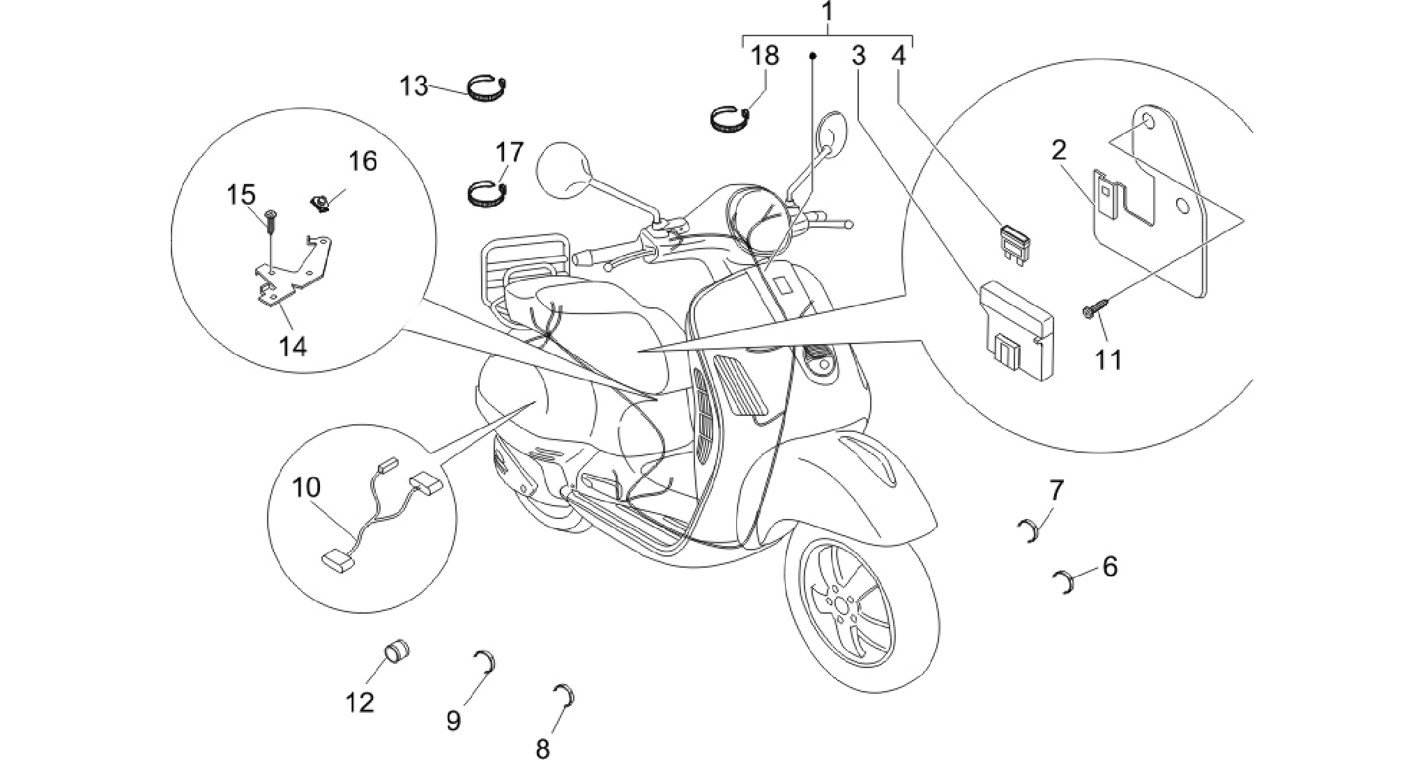 Main cable harness
