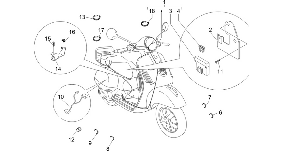 Main cable harness