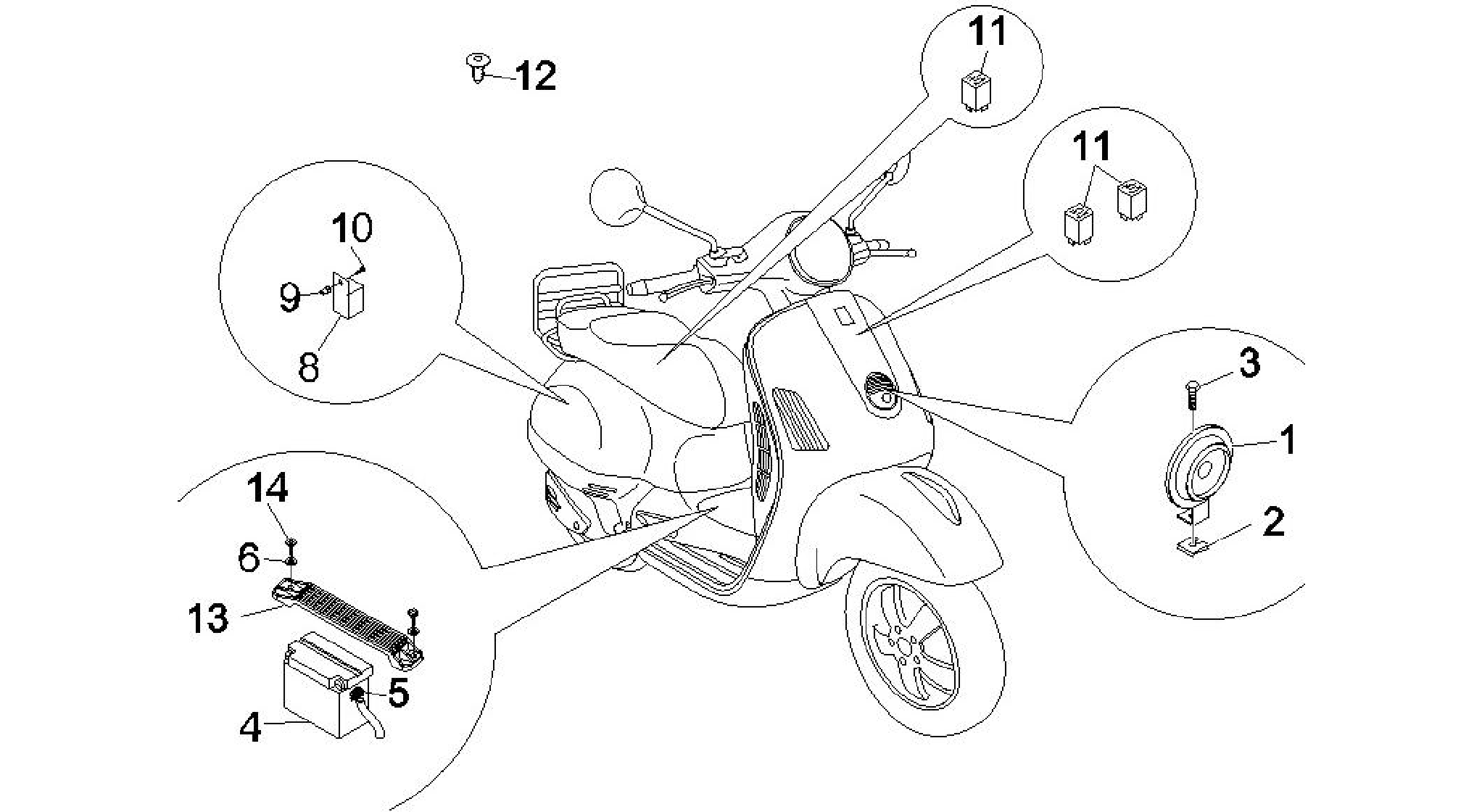 Remote control switches - Battery - Horn