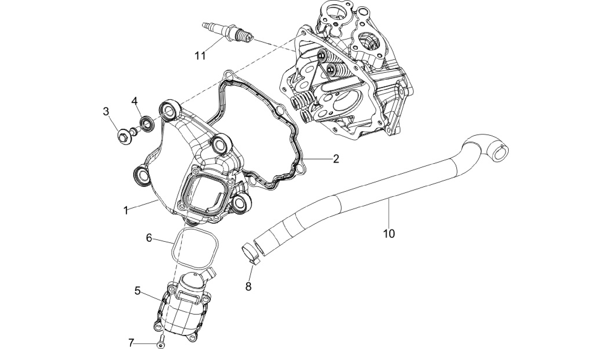 Cylinder head cover