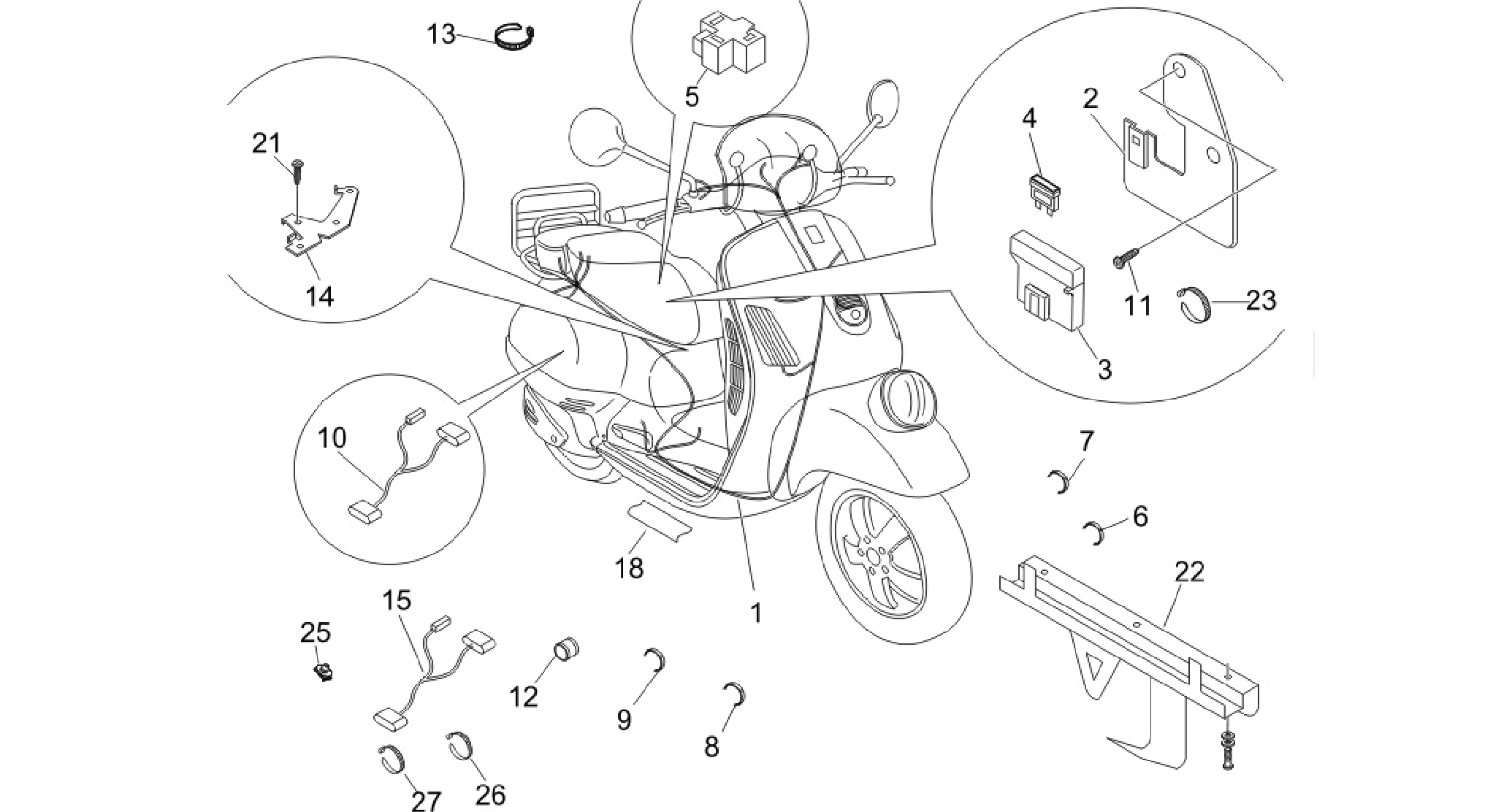 Main cable harness