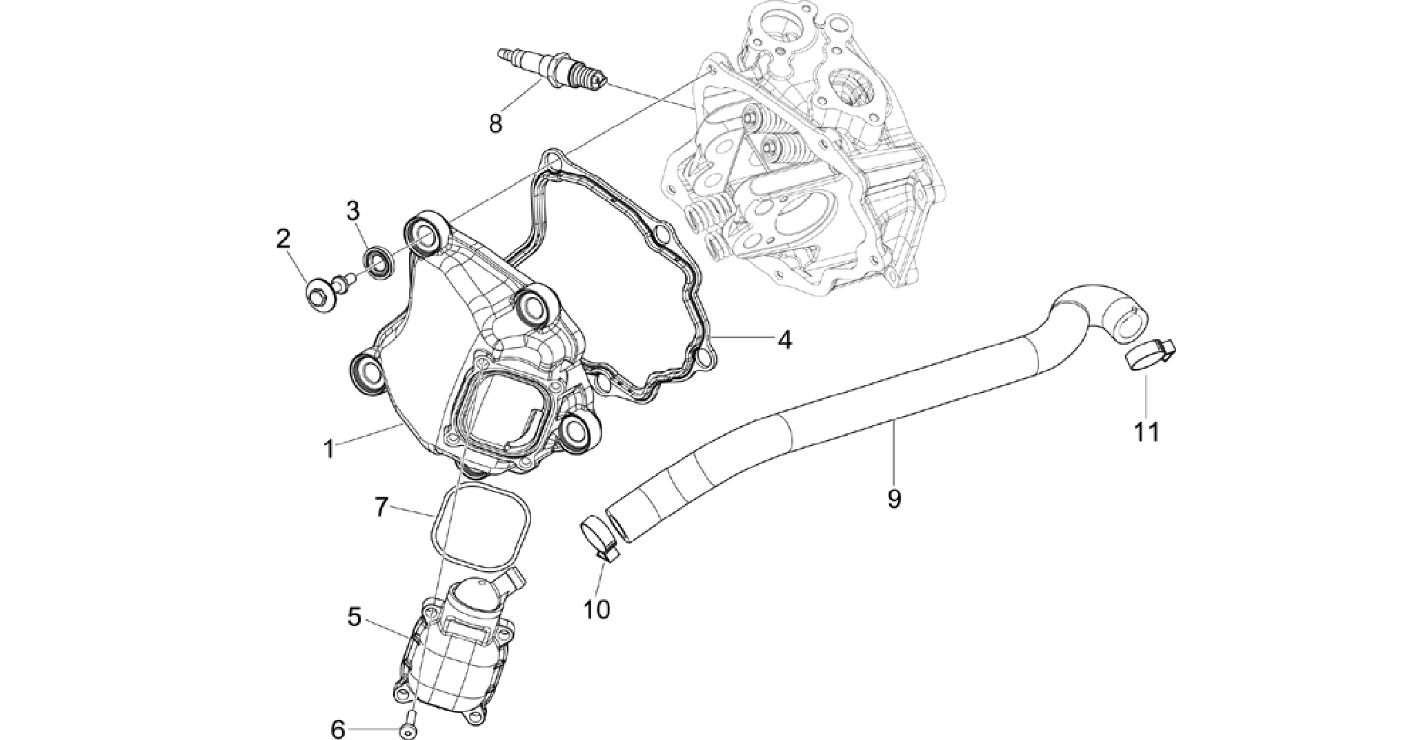Cylinder head cover