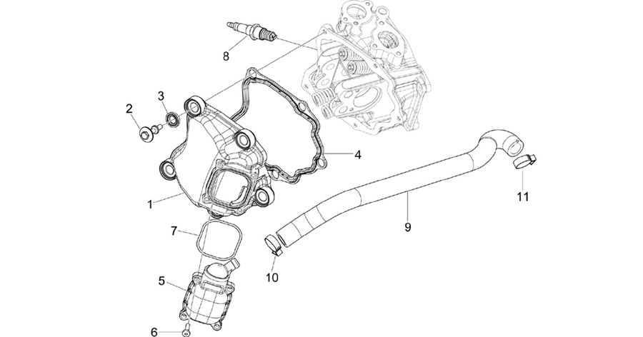 Cylinder head cover
