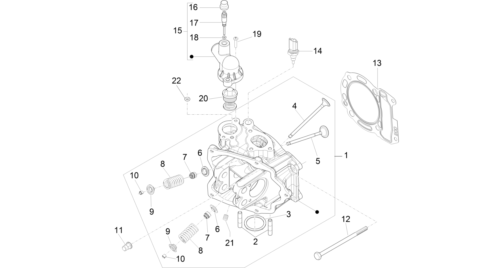 Head unit - Valve