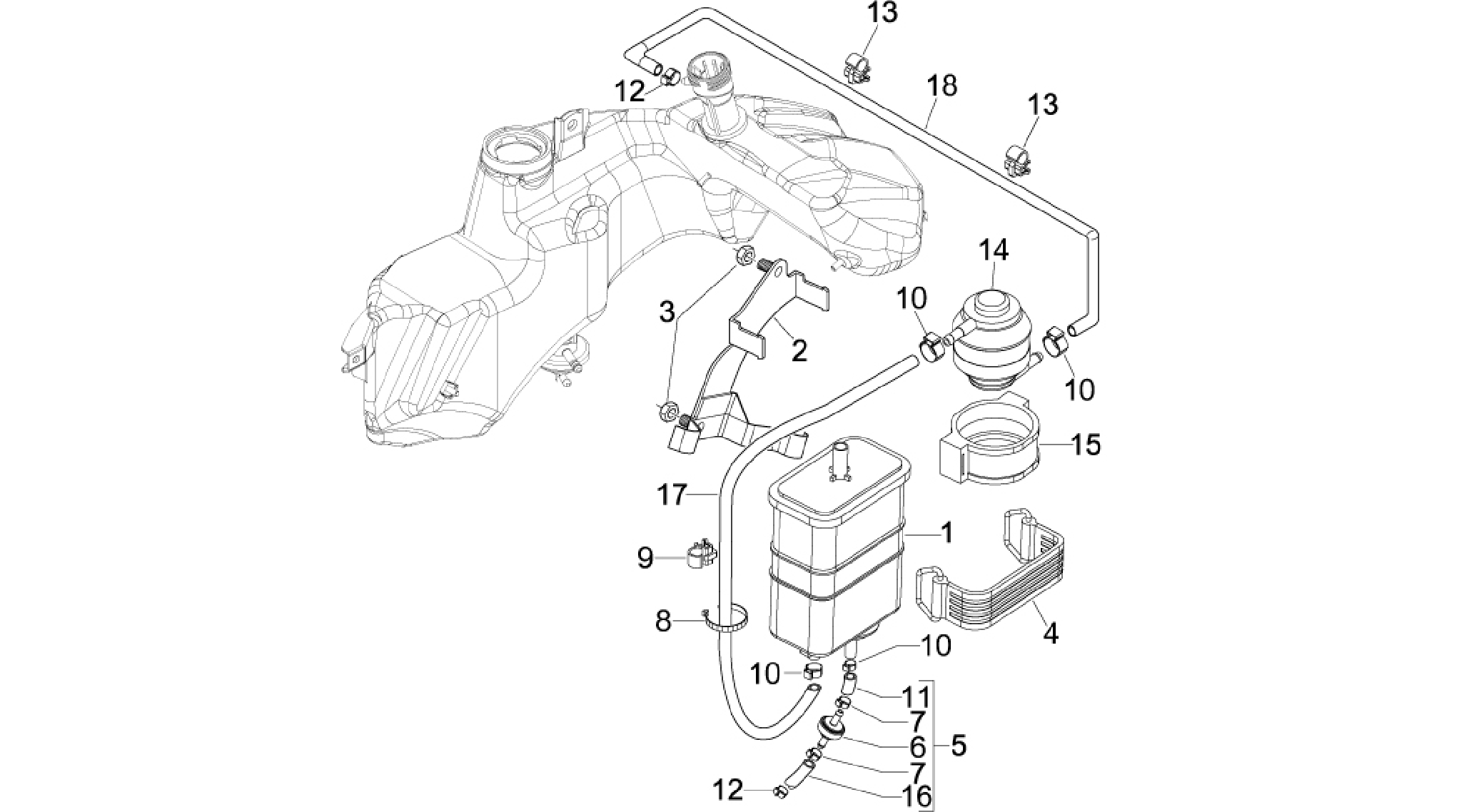 Anti-percolation system