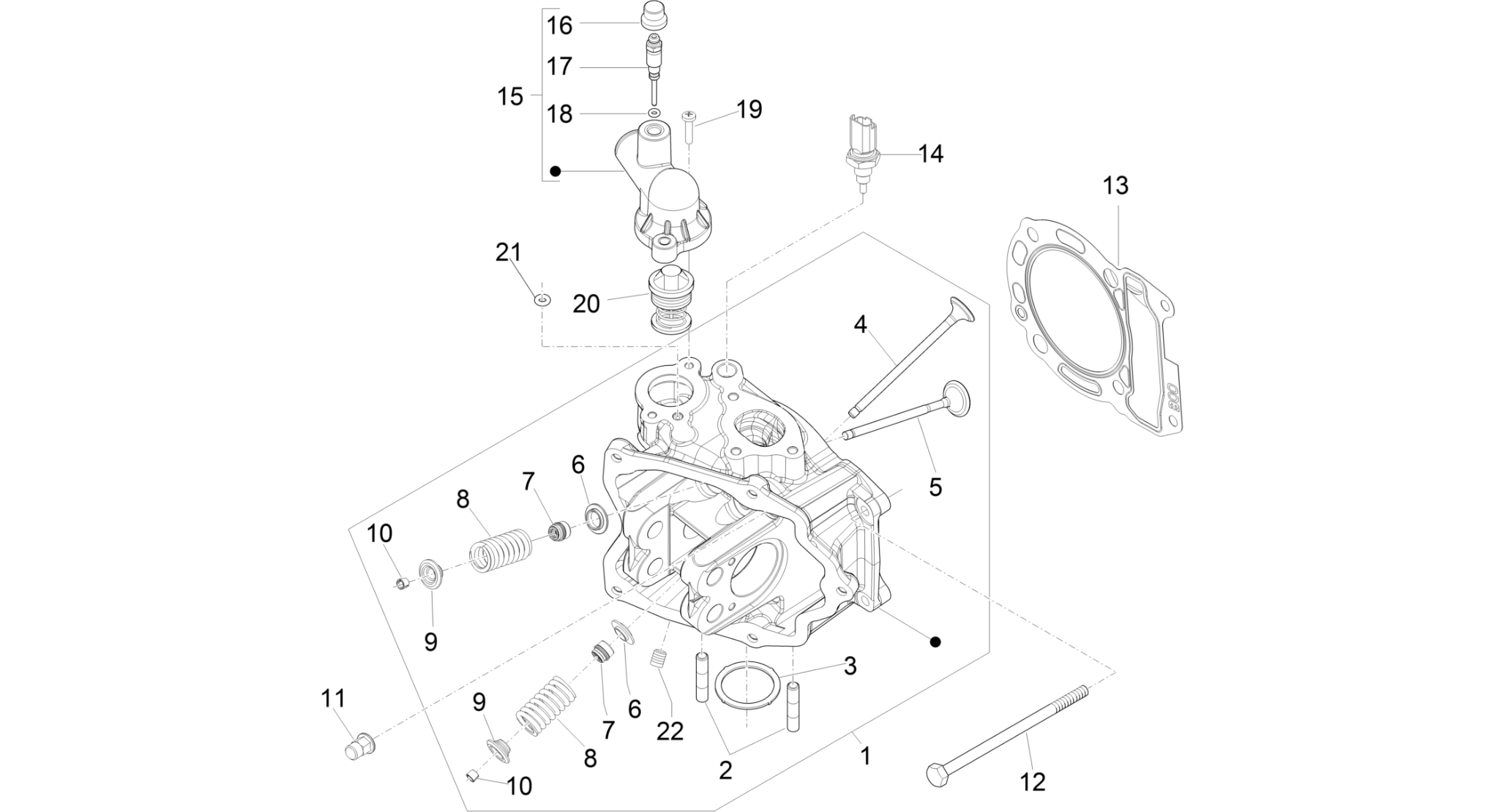 Head unit - Valve