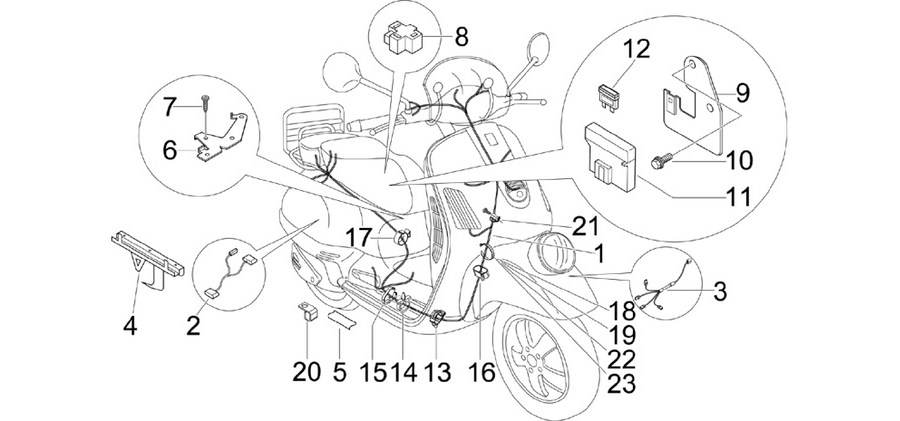 Main cable harness