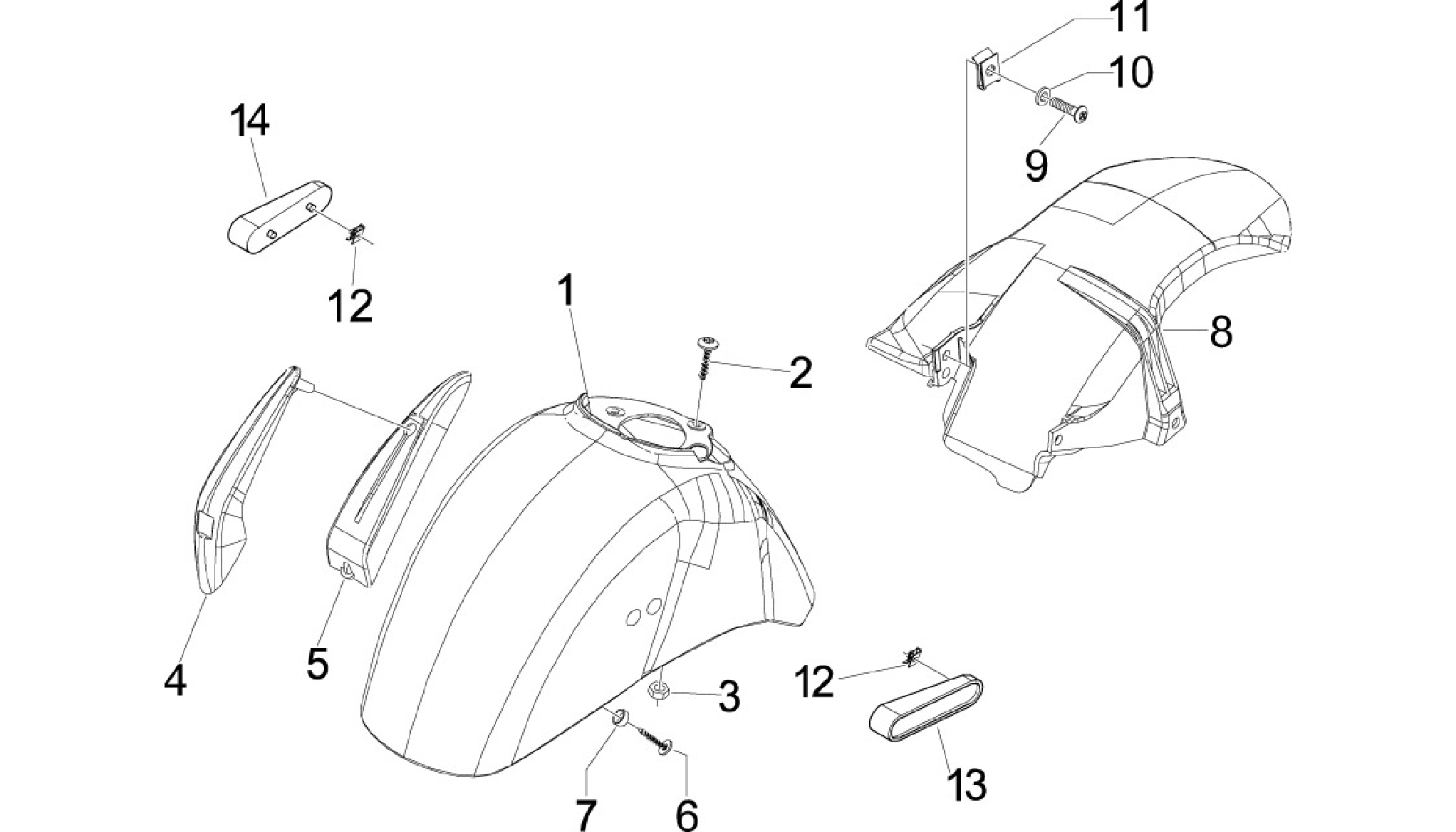Wheel huosing - Mudguard
