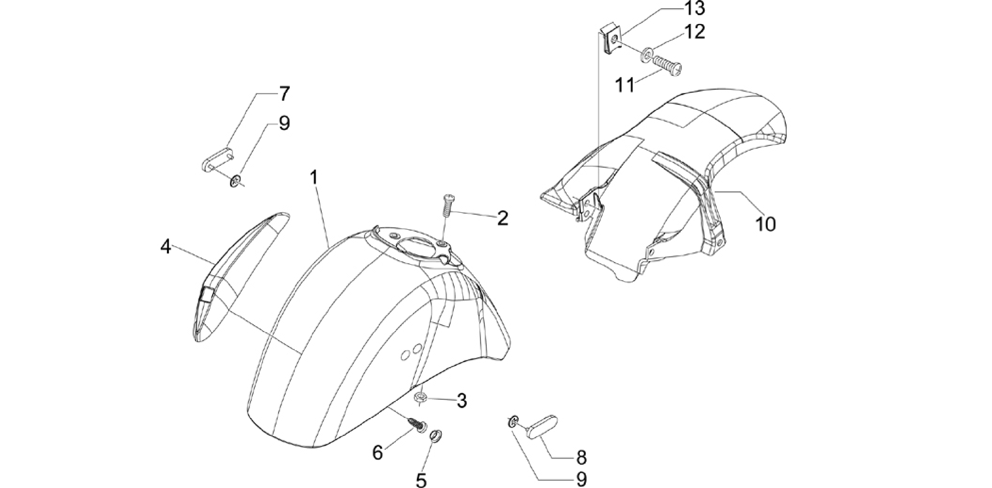 Wheel huosing - Mudguard