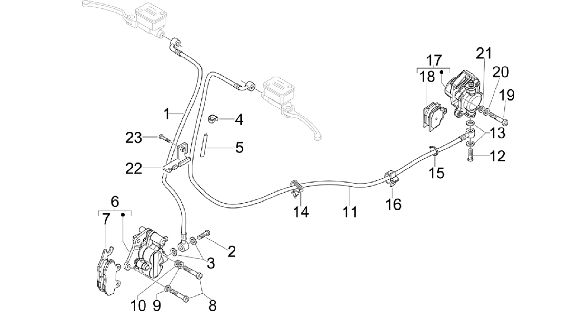 Brakes pipes - Calipers