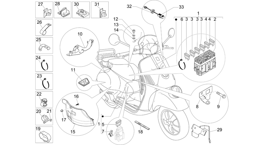 Main cable harness