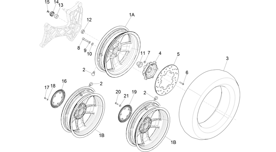 Rear wheel