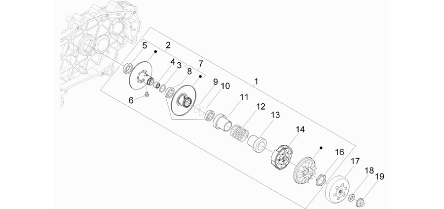 Driven pulley