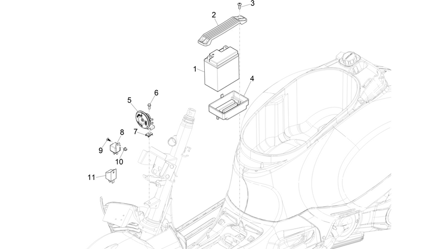 Remote control switches - Battery - Horn