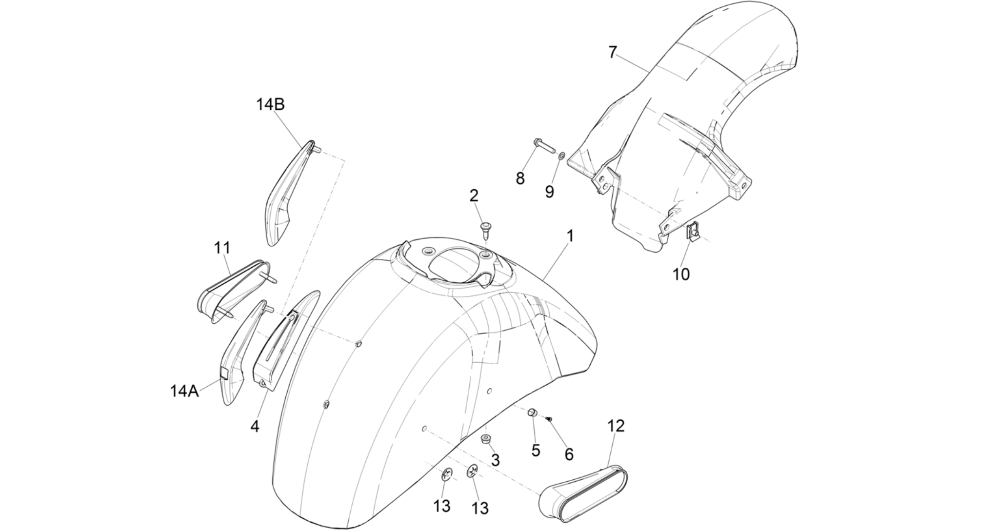 Wheel huosing - Mudguard