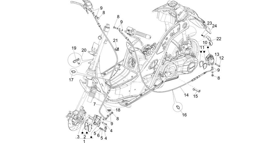 Brakes pipes - Calipers