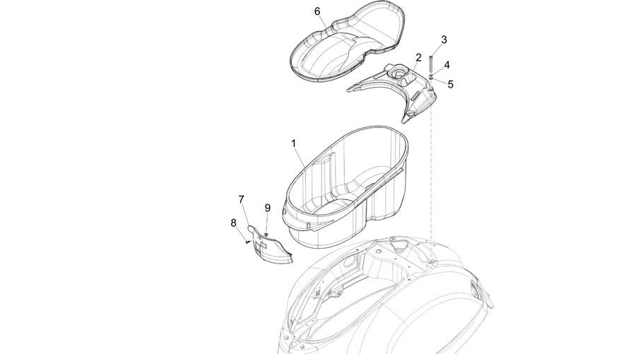 Helmet huosing - Undersaddle