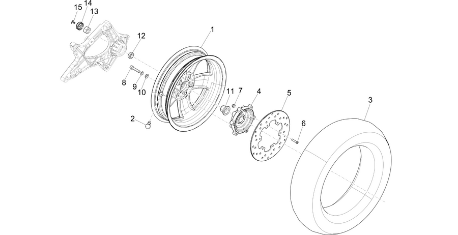 Rear wheel