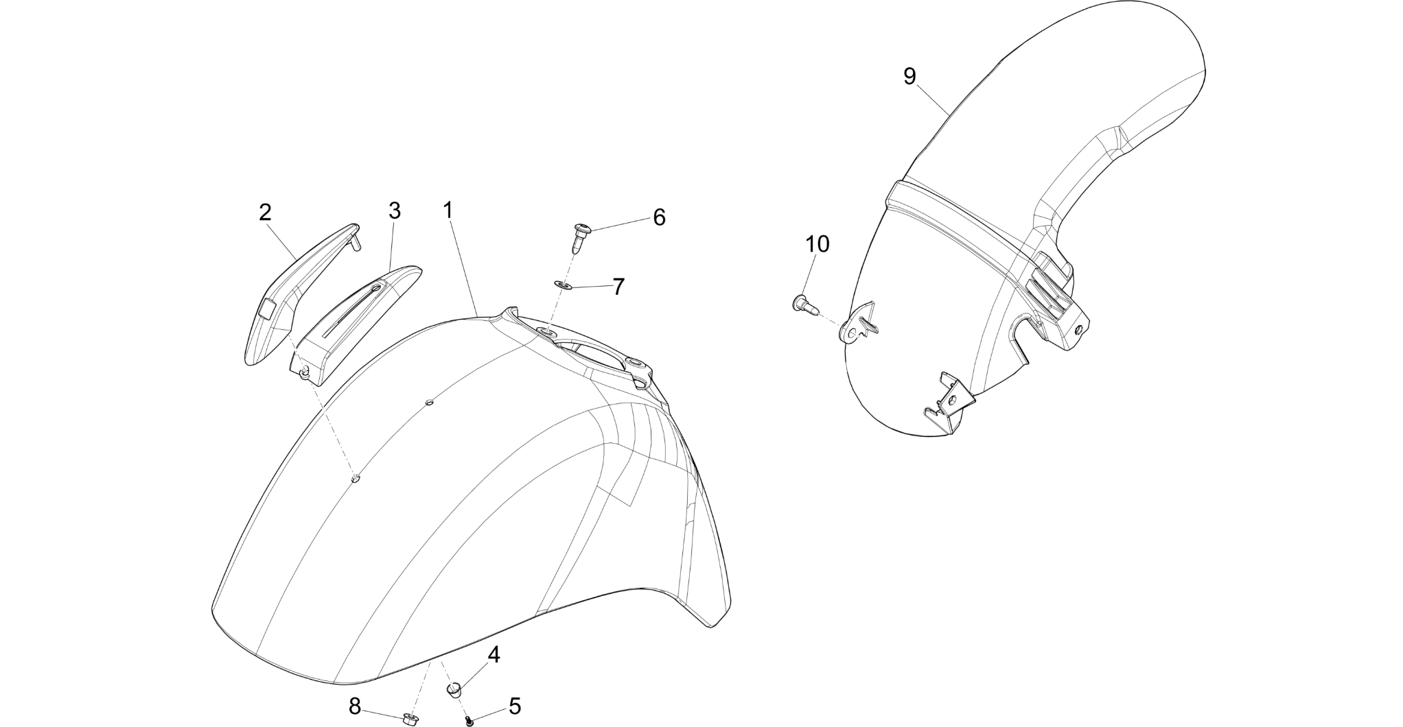 Wheel huosing - Mudguard