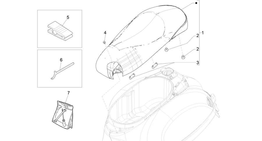 Saddle/seats