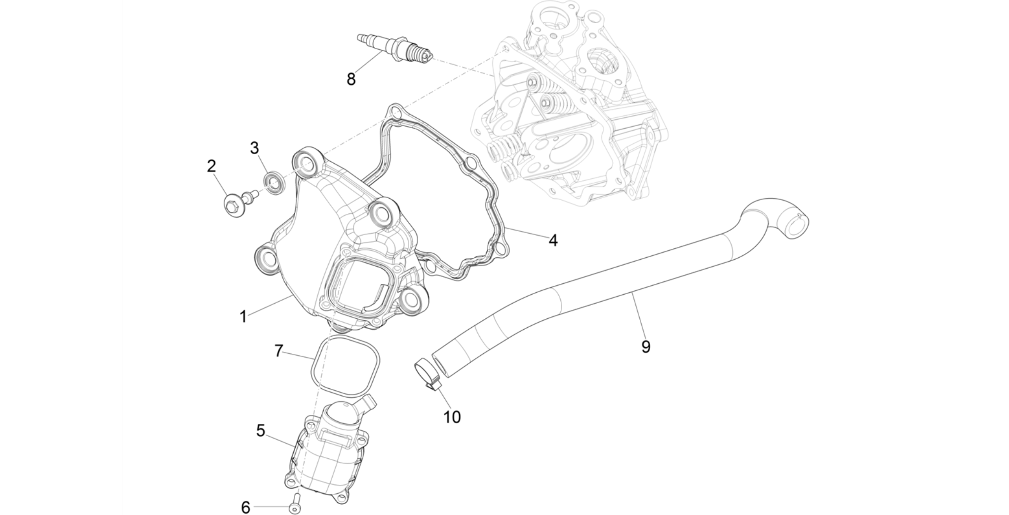 Cylinder head cover