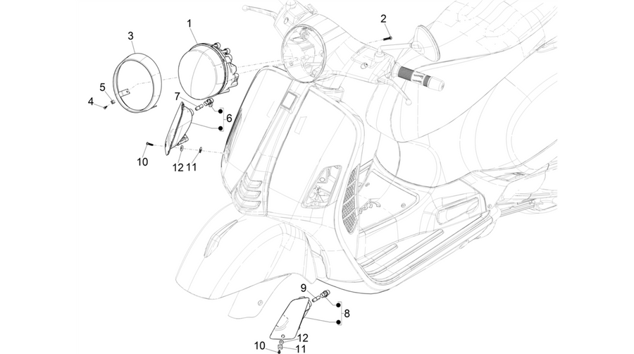 Front headlamps - Turn signal lamps