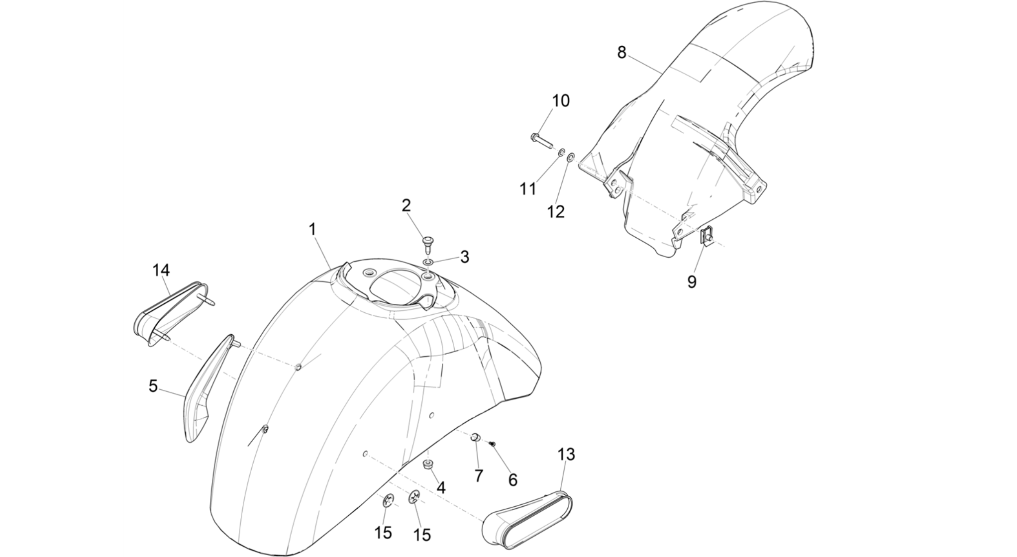 Wheel huosing - Mudguard