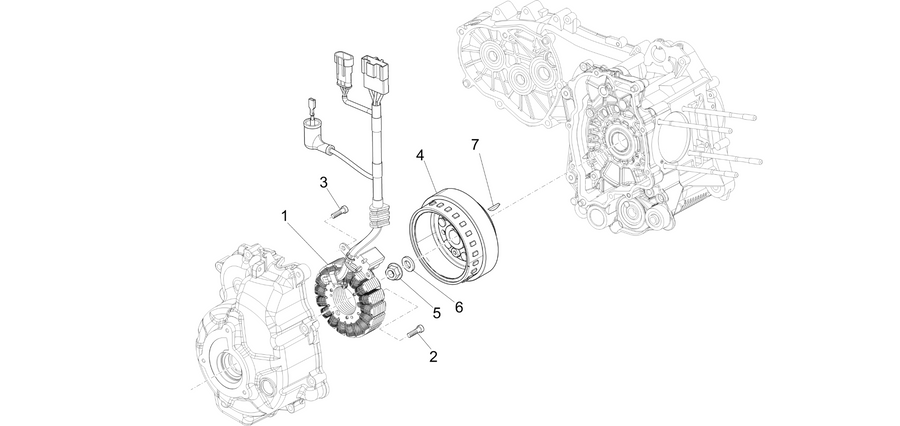Flywheel magneto