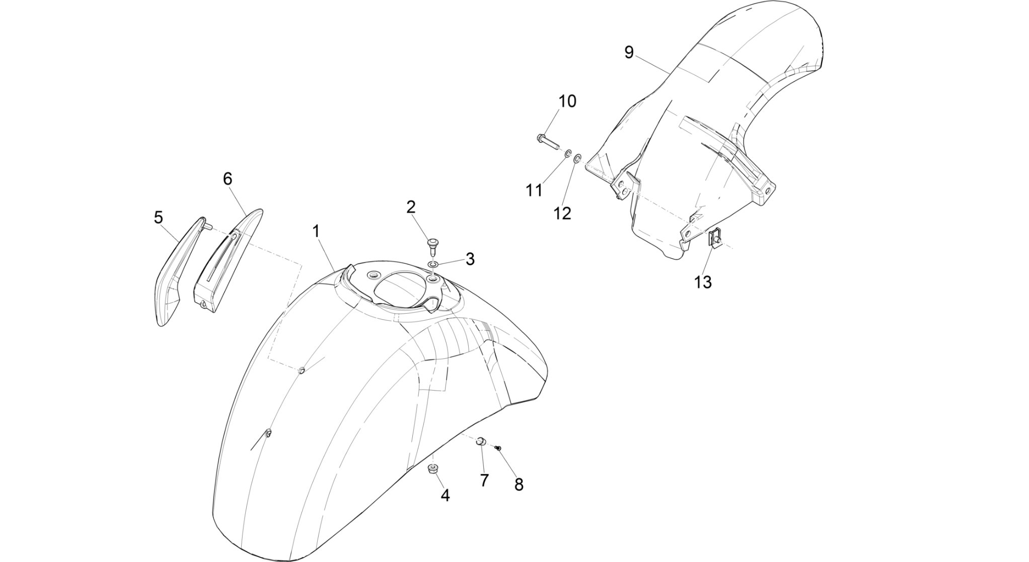 Wheel huosing - Mudguard