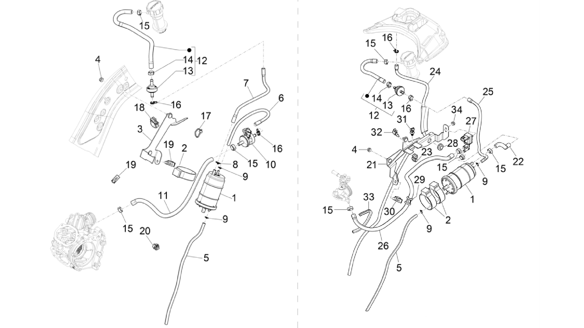 Anti-percolation system