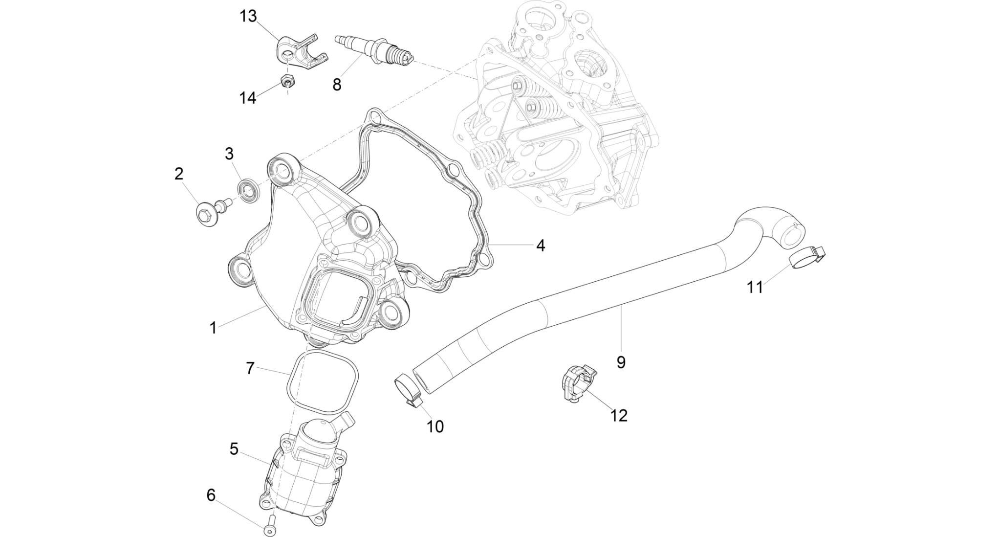Cylinder head cover