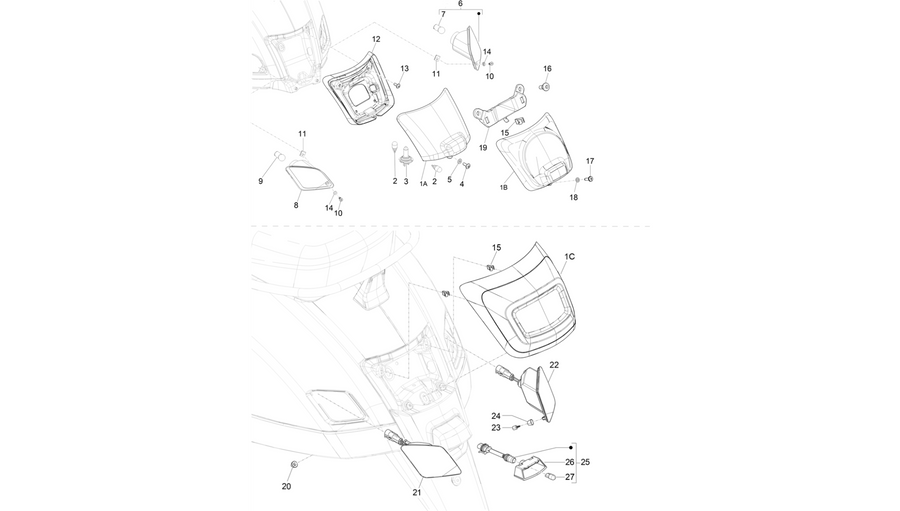 Rear headlamps - Turn signal lamps